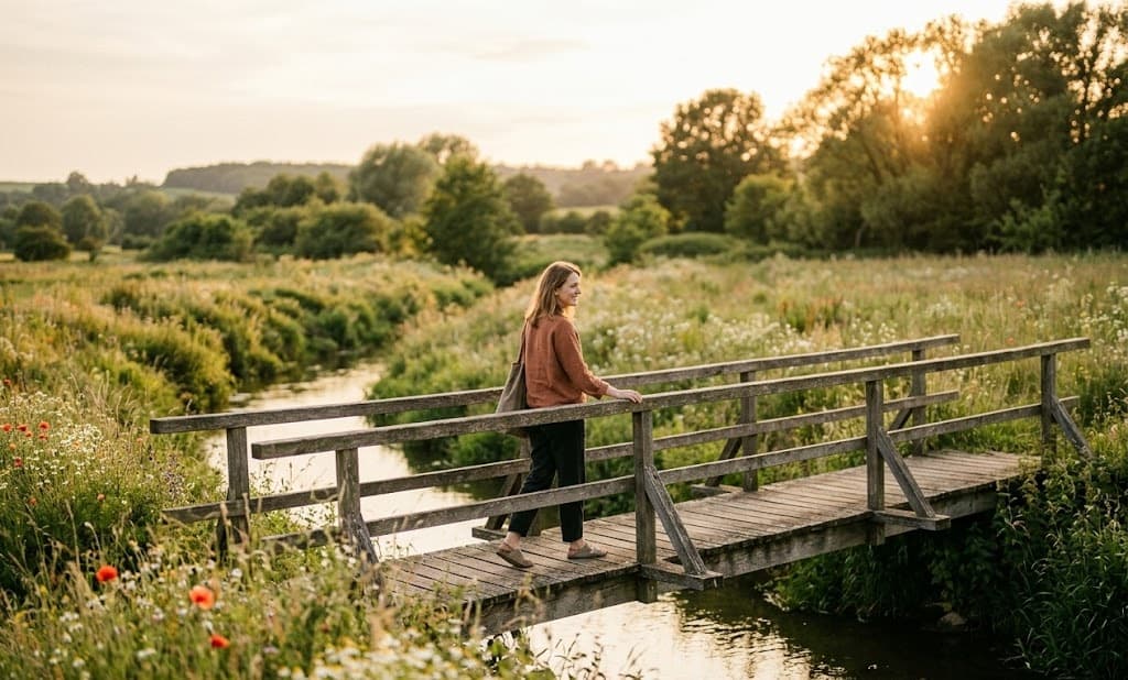Fotograf Weilerswist — Erft-Auen bei goldenem Abendlicht