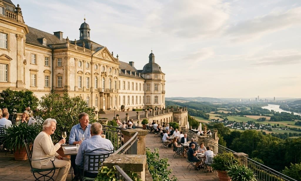 Hochzeitslocation NRW — Schloss Bensberg (Bergisch Gladbach) — Grandhotel mit Rheinblick