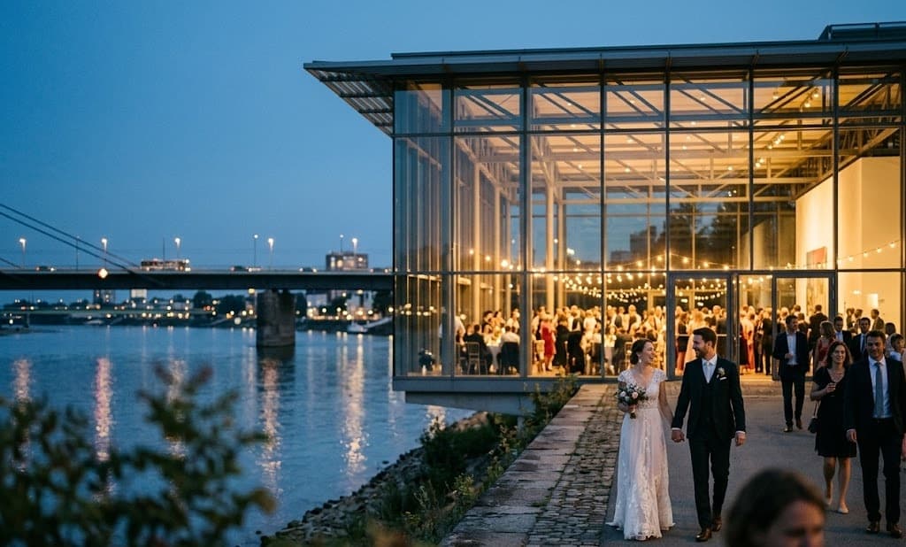 Hochzeitslocation NRW — Schokoladenmuseum Rheinauhafen (Köln) — urban und modern